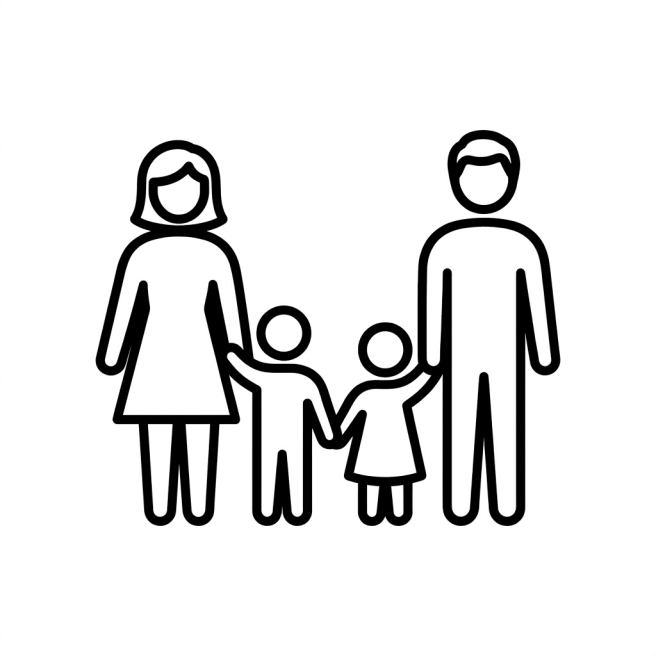 Black outline of a shield icon on a white background